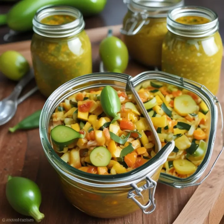 Zucchini Squash Relish Recipes for Canning Large Batch